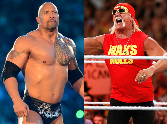 Dwayne ''The Rock'' Johnson, Hulk Hogan Dwayne ''The Rock'' Johnson, Hulk Hogan